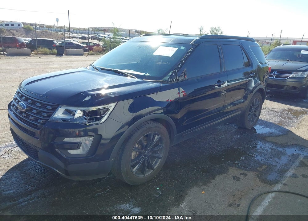 2017 FORD EXPLORER XLT VIN: 1FM5K7D87HGB70797