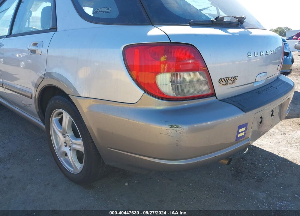 2003 SUBARU IMPREZA OUTBACK SPORT VIN: JF1GG68553H813343