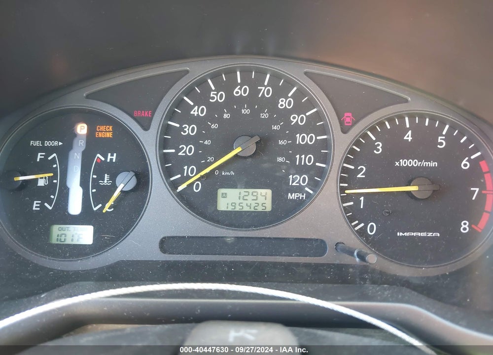 2003 SUBARU IMPREZA OUTBACK SPORT VIN: JF1GG68553H813343