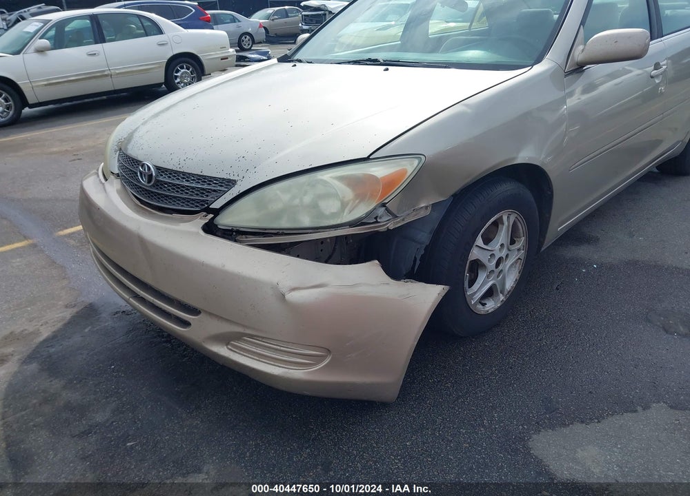 2004 TOYOTA CAMRY LE VIN: 4T1BE32K34U923545