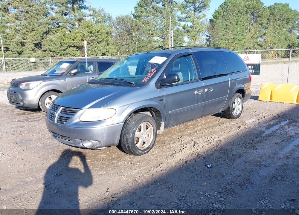 2007 DODGE GRAND CARAVAN SXT VIN: 2D4GP44L97R204188