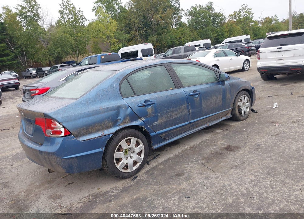 2008 HONDA CIVIC LX VIN: 2HGFA16598H529889
