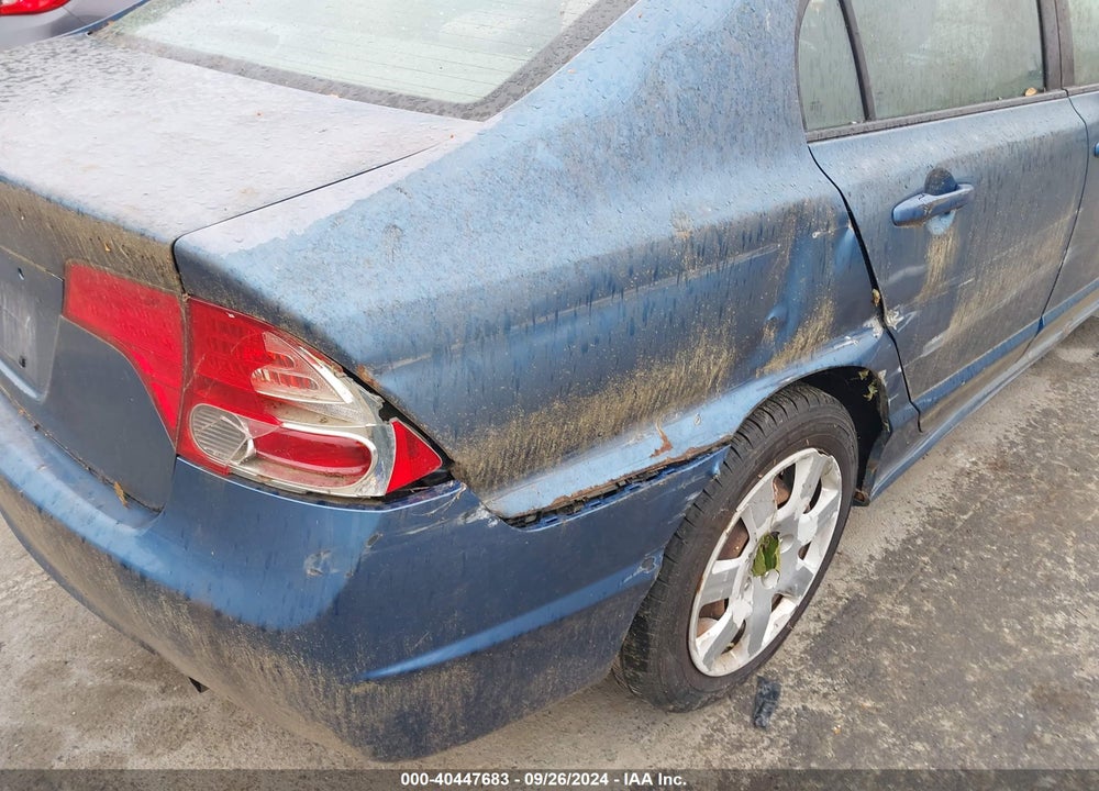 2008 HONDA CIVIC LX VIN: 2HGFA16598H529889