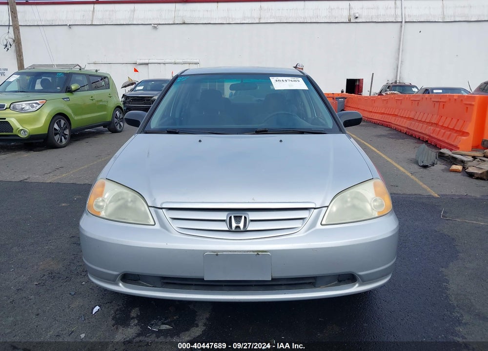 2002 HONDA CIVIC LX VIN: 1HGES15502L072555