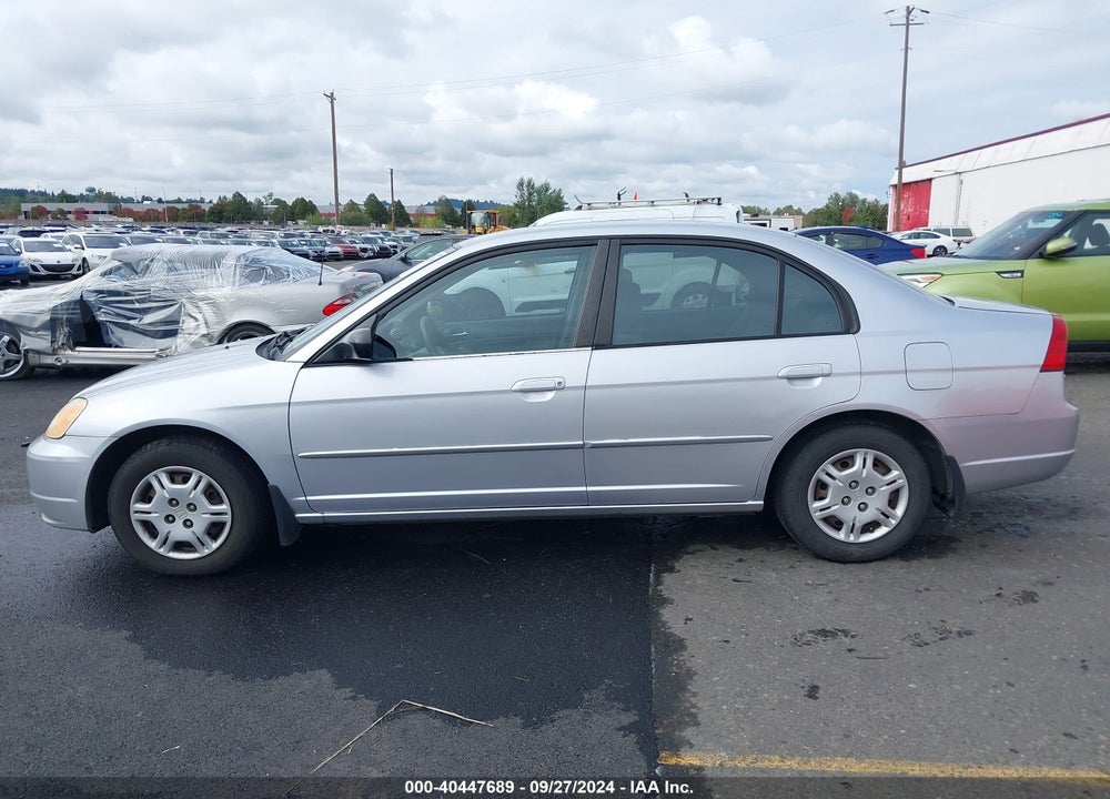 2002 HONDA CIVIC LX VIN: 1HGES15502L072555