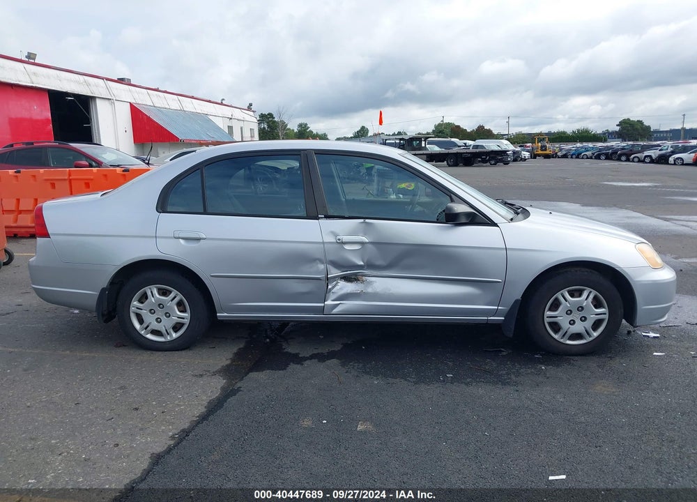 2002 HONDA CIVIC LX VIN: 1HGES15502L072555