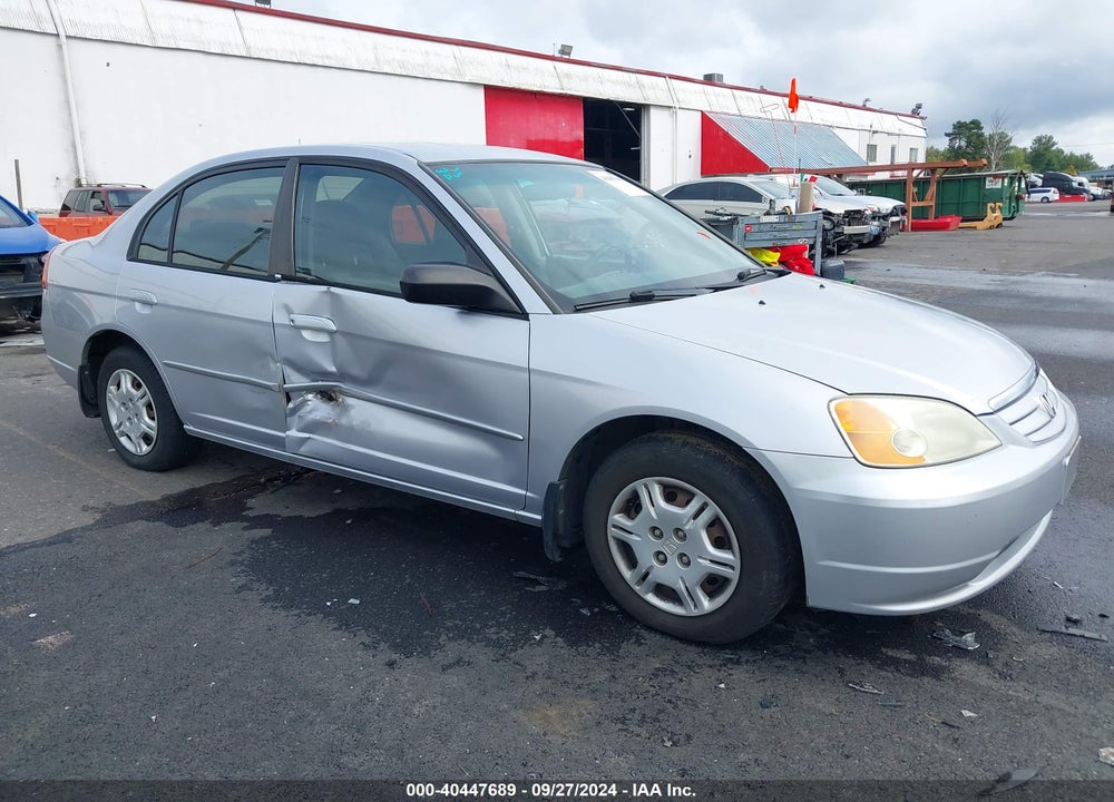 2002 HONDA CIVIC LX VIN: 1HGES15502L072555