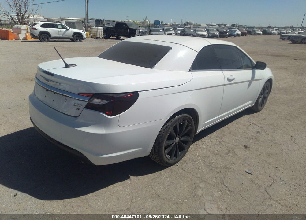 2012 CHRYSLER 200 S VIN: 1C3BCBGG4CN233566