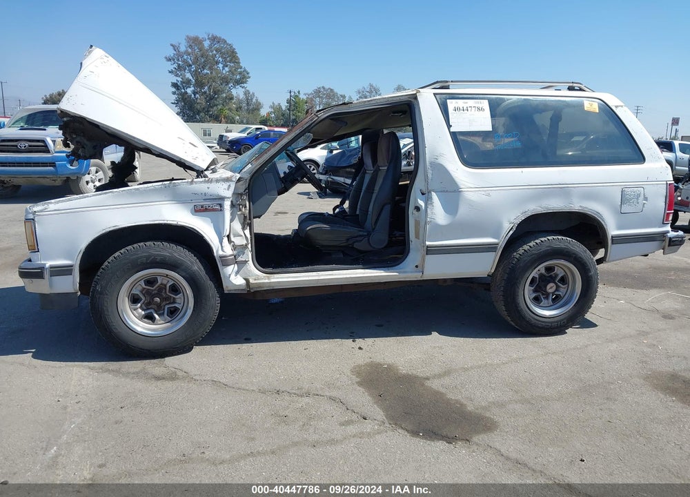 1989 CHEVROLET BLAZER S10 VIN: 1GNCS18Z2K8231347