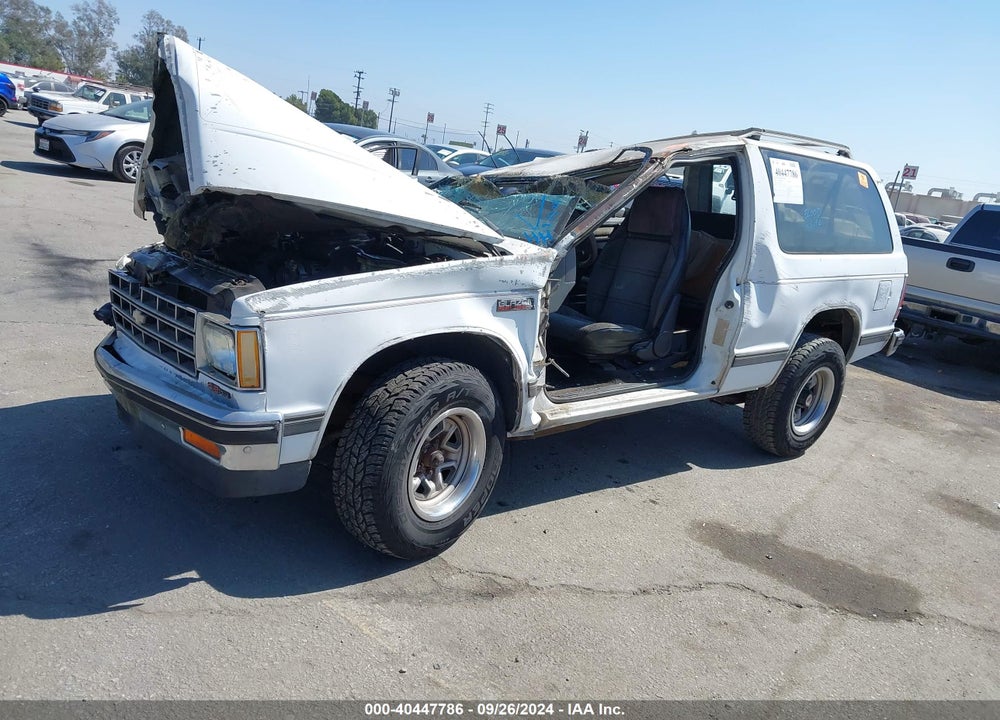1989 CHEVROLET BLAZER S10 VIN: 1GNCS18Z2K8231347