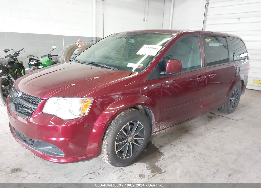 2017 DODGE GRAND CARAVAN SE PLUS VIN: 2C4RDGBG2HR601779