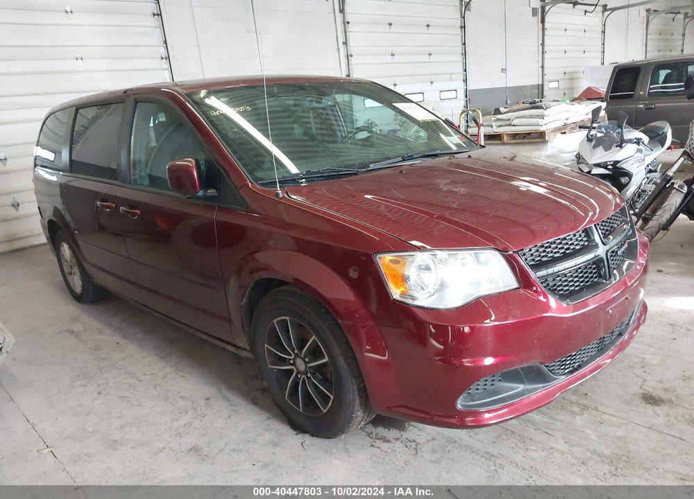 2017 DODGE GRAND CARAVAN SE PLUS VIN: 2C4RDGBG2HR601779