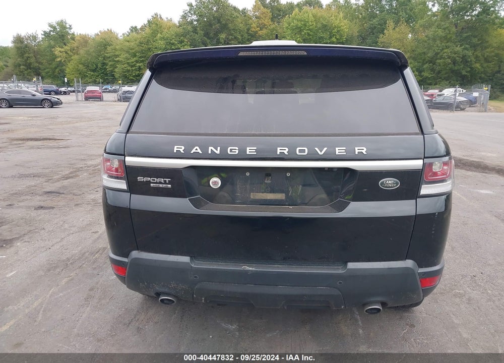 2016 LAND ROVER RANGE ROVER SPORT 3.0L V6 TURBOCHARGED DIESEL HSE TD6 VIN: SALWR2KF9GA636569