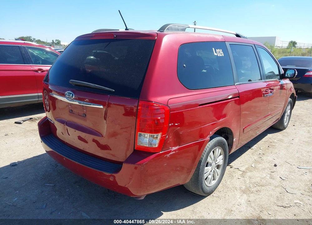 2012 KIA SEDONA LX VIN: KNDMG4C72C6459870