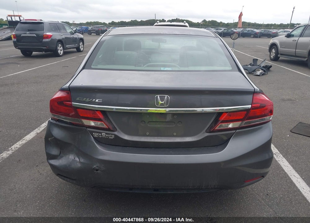 2014 HONDA CIVIC LX VIN: 19XFB2F52EE263317