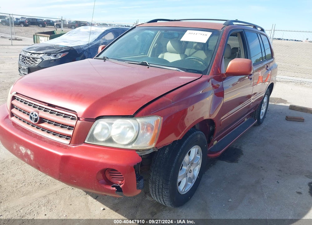 2003 TOYOTA HIGHLANDER V6 VIN: JTEGF21A730082342