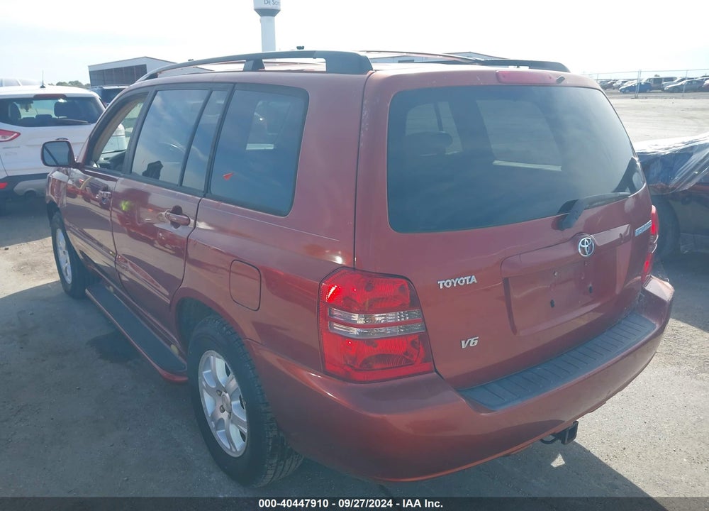 2003 TOYOTA HIGHLANDER V6 VIN: JTEGF21A730082342