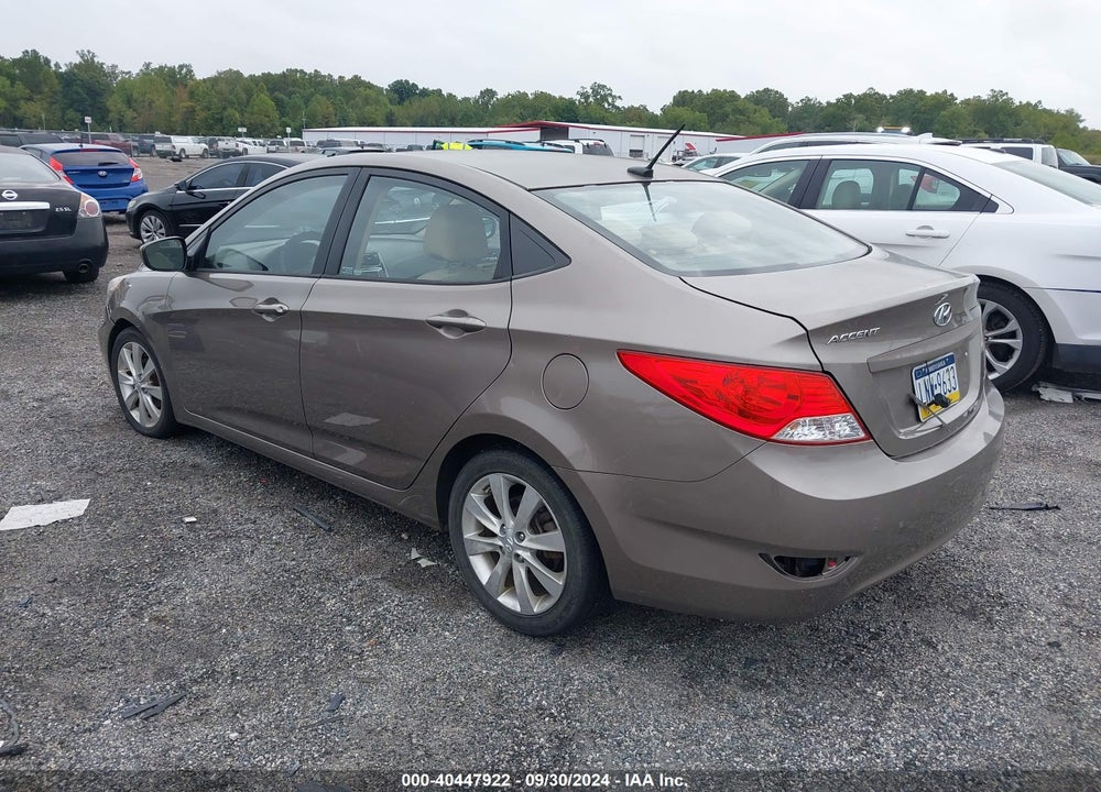 2012 HYUNDAI ACCENT VIN: KMHCU4AE4CU036768