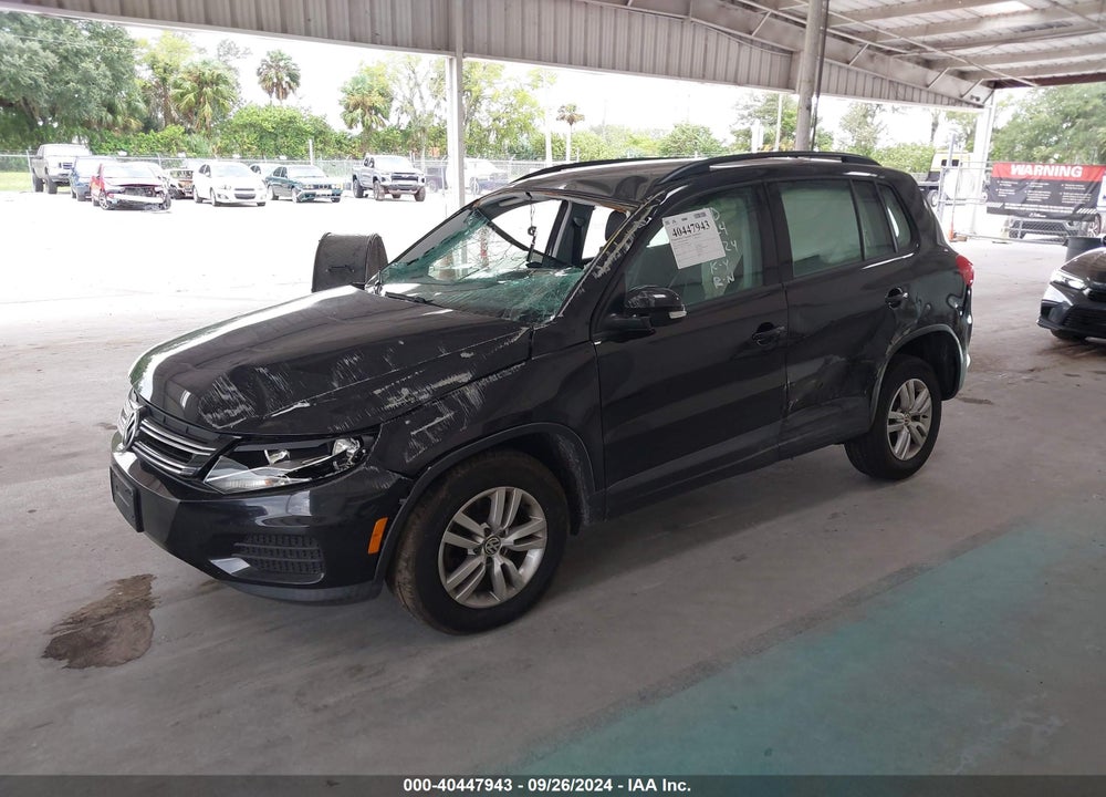2016 VOLKSWAGEN TIGUAN S VIN: WVGAV7AX3GW583998