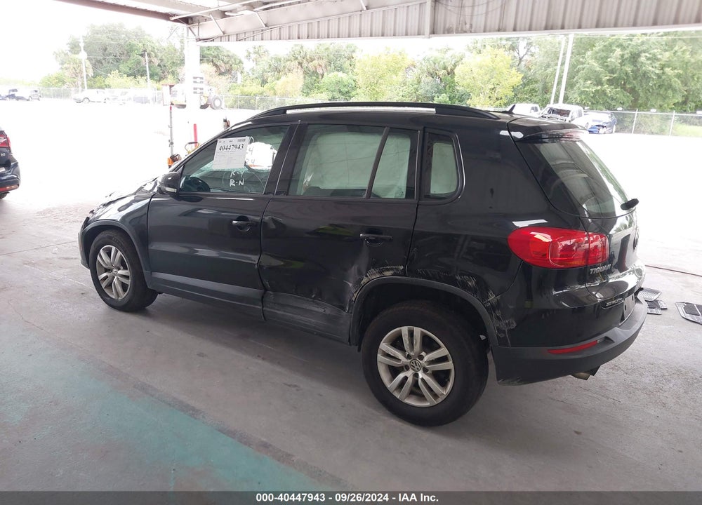2016 VOLKSWAGEN TIGUAN S VIN: WVGAV7AX3GW583998