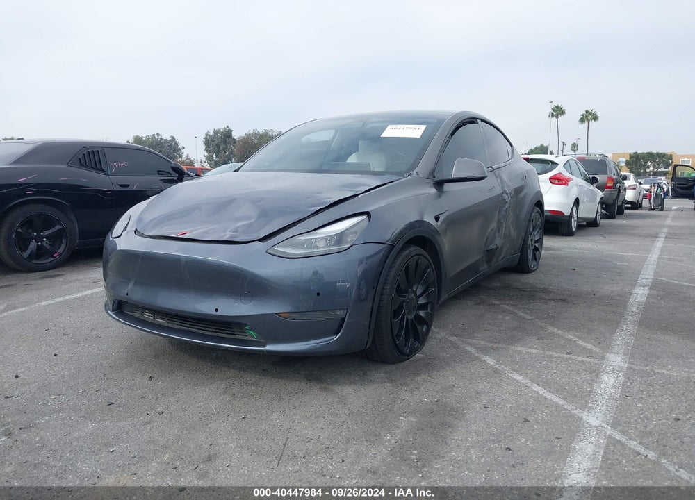 2021 TESLA MODEL Y PERFORMANCE DUAL MOTOR ALL-WHEEL DRIVE VIN: 5YJYGDEF9MF293908