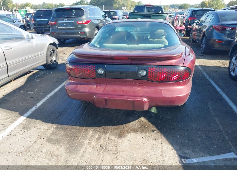 2000 PONTIAC FIREBIRD VIN: 2G2FS22KXY2150470