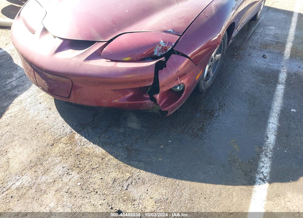 2000 PONTIAC FIREBIRD VIN: 2G2FS22KXY2150470