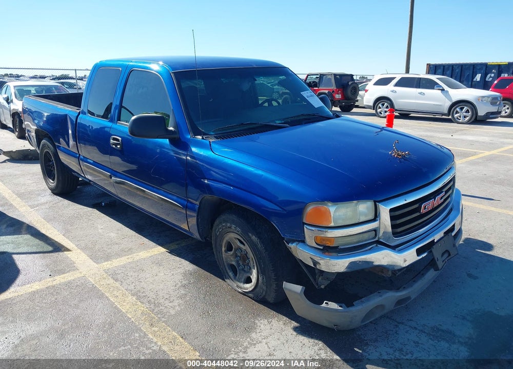 2004 GMC SIERRA 1500 VIN: 2GTEC19V441424681