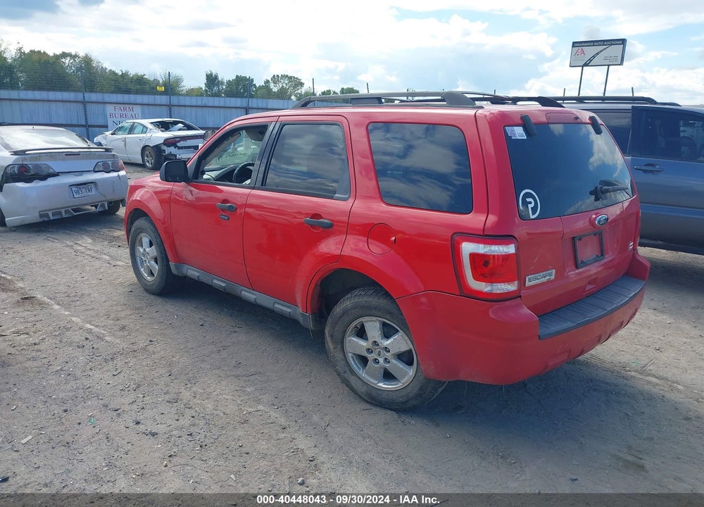 2009 FORD ESCAPE XLT VIN: 1FMCU03G09KA43289