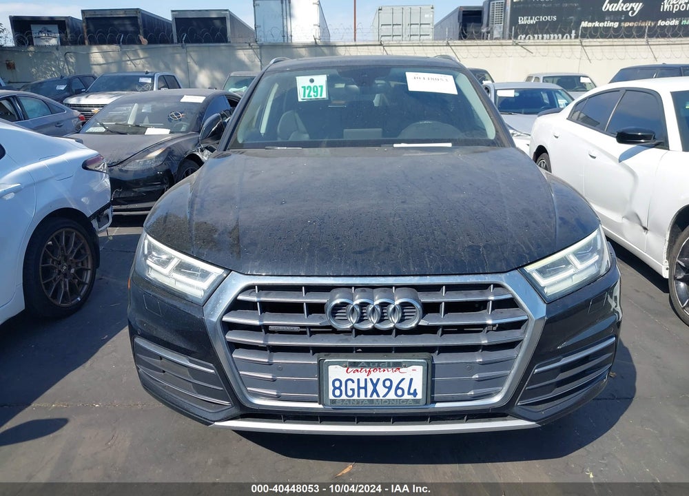 2018 AUDI Q5 2.0T PREMIUM/2.0T TECH PREMIUM VIN: WA1BNAFY6J2219378