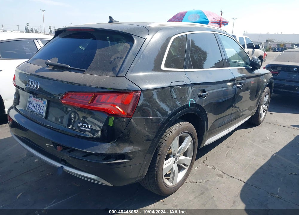 2018 AUDI Q5 2.0T PREMIUM/2.0T TECH PREMIUM VIN: WA1BNAFY6J2219378
