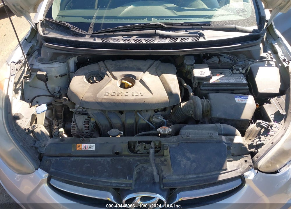 2013 HYUNDAI ELANTRA VIN: KMHDH4AE8DU866387