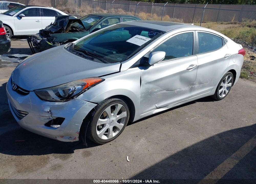 2013 HYUNDAI ELANTRA VIN: KMHDH4AE8DU866387