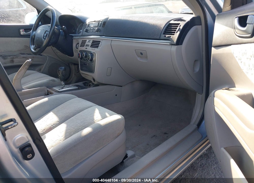 2007 HYUNDAI SONATA GLS VIN: 5NPET46C97H277085