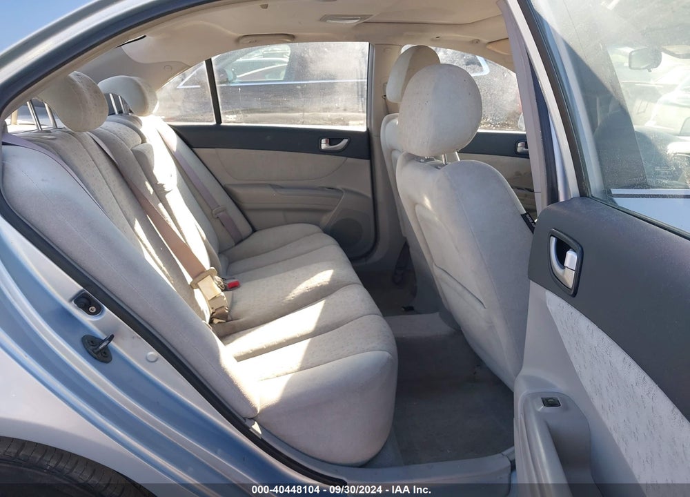 2007 HYUNDAI SONATA GLS VIN: 5NPET46C97H277085