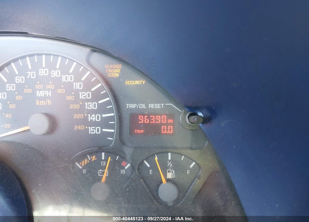 2001 PONTIAC FIREBIRD TRANS AM VIN: 2G2FV22GX12147030