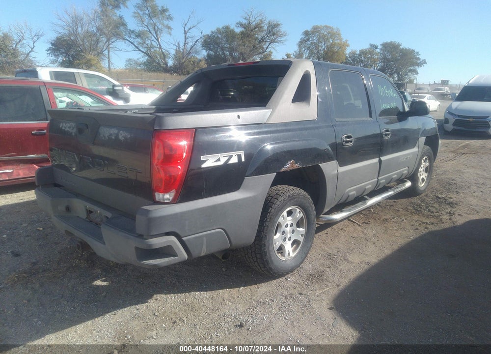 2006 CHEVROLET AVALANCHE 1500 Z71 VIN: 3GNEK12Z76G195303