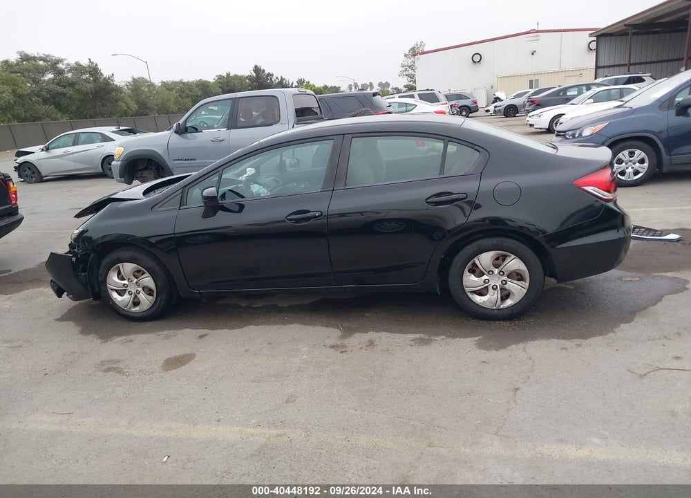 2014 HONDA CIVIC LX VIN: 19XFB2F55EE231218