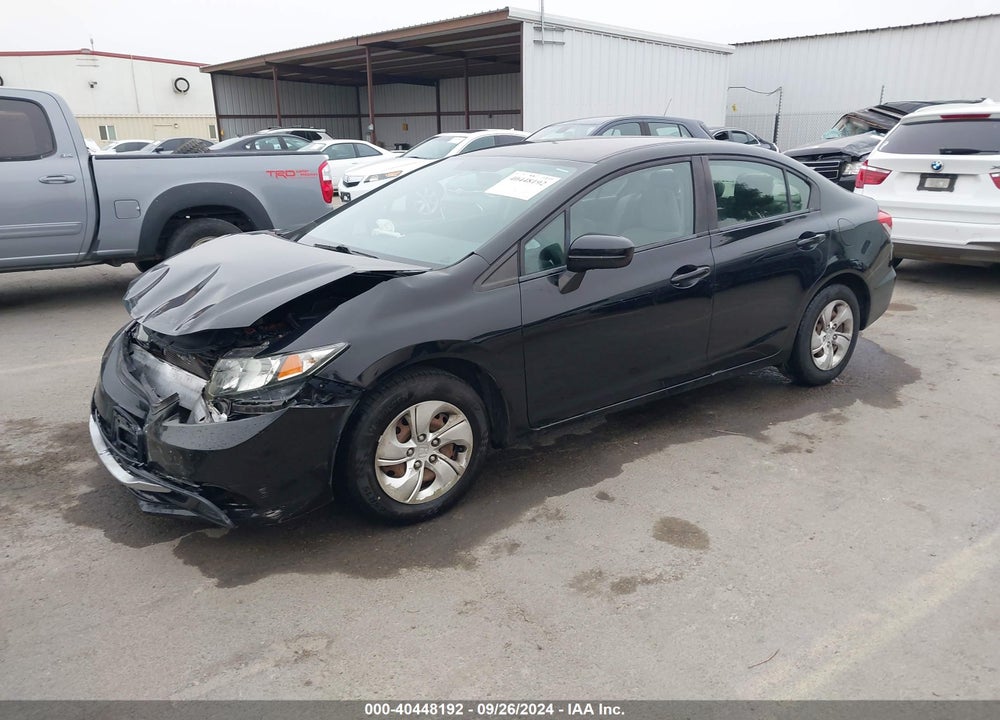 2014 HONDA CIVIC LX VIN: 19XFB2F55EE231218