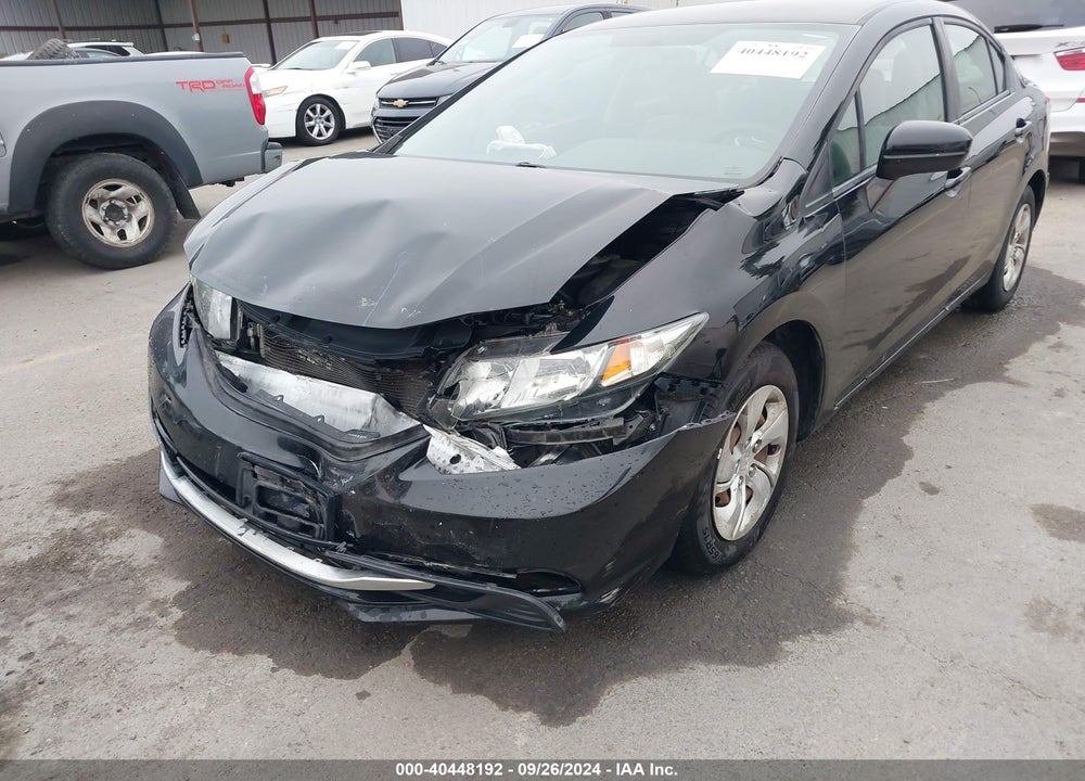 2014 HONDA CIVIC LX VIN: 19XFB2F55EE231218