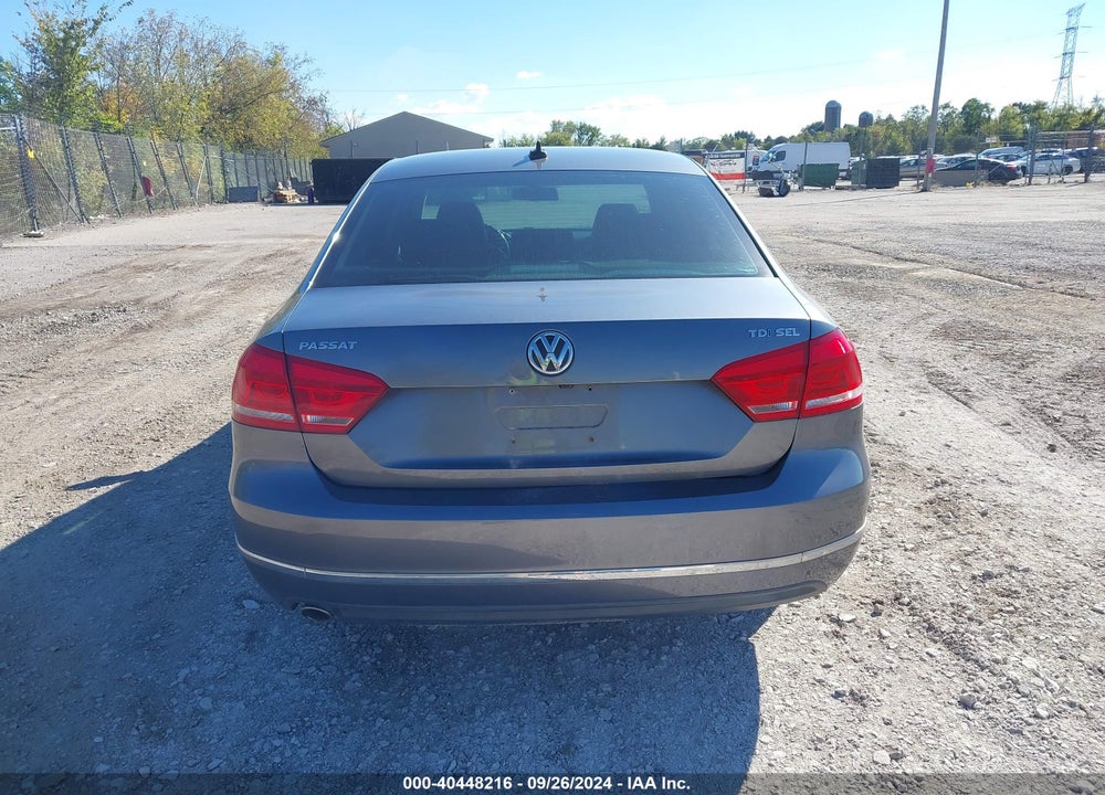 2014 VOLKSWAGEN PASSAT 2.0L TDI SEL PREMIUM VIN: 1VWCN7A39EC049619