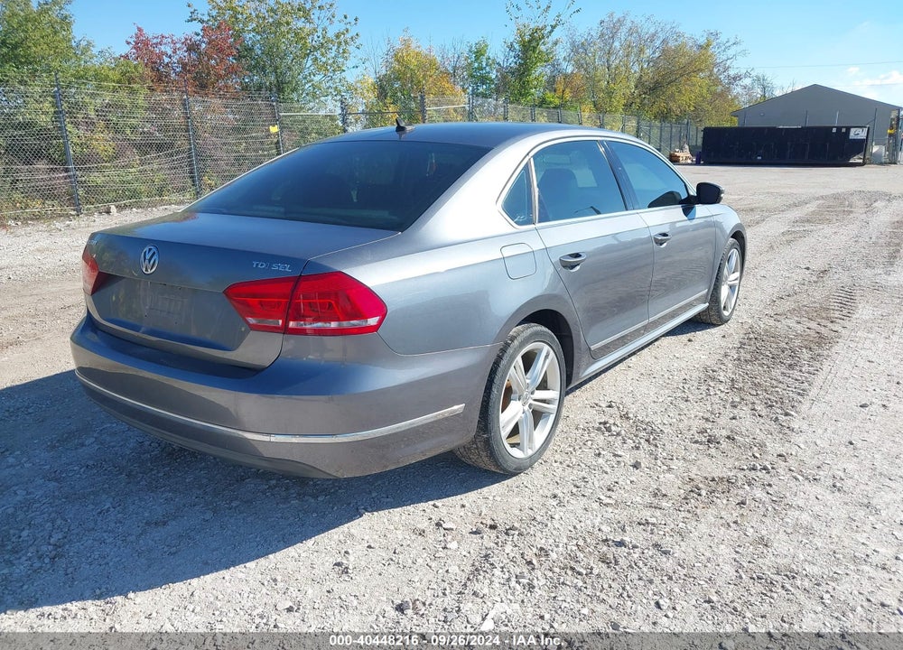 2014 VOLKSWAGEN PASSAT 2.0L TDI SEL PREMIUM VIN: 1VWCN7A39EC049619
