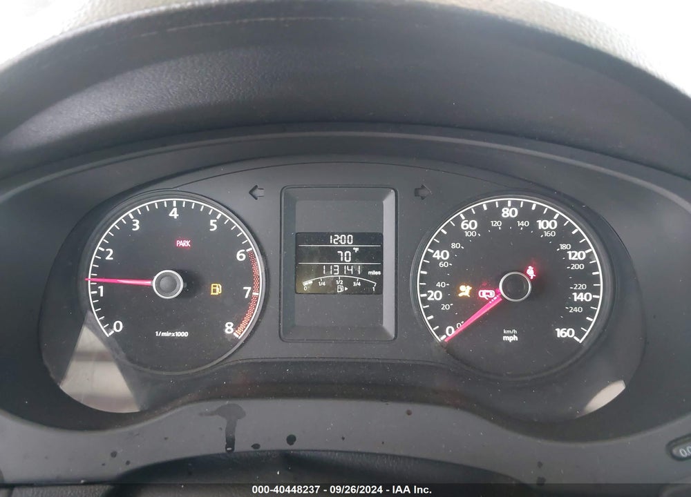 2012 VOLKSWAGEN JETTA 2.0L S VIN: 3VW1K7AJ7CM428029