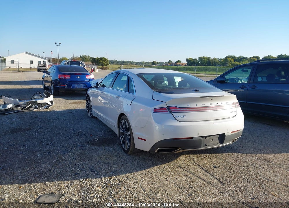2017 LINCOLN MKZ RESERVE VIN: 3LN6L5FC7HR627544