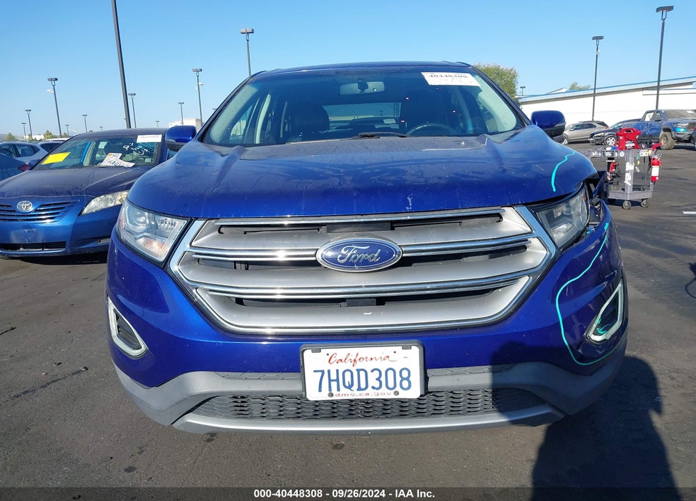 2015 FORD EDGE SEL VIN: 2FMTK3J96FBB28901