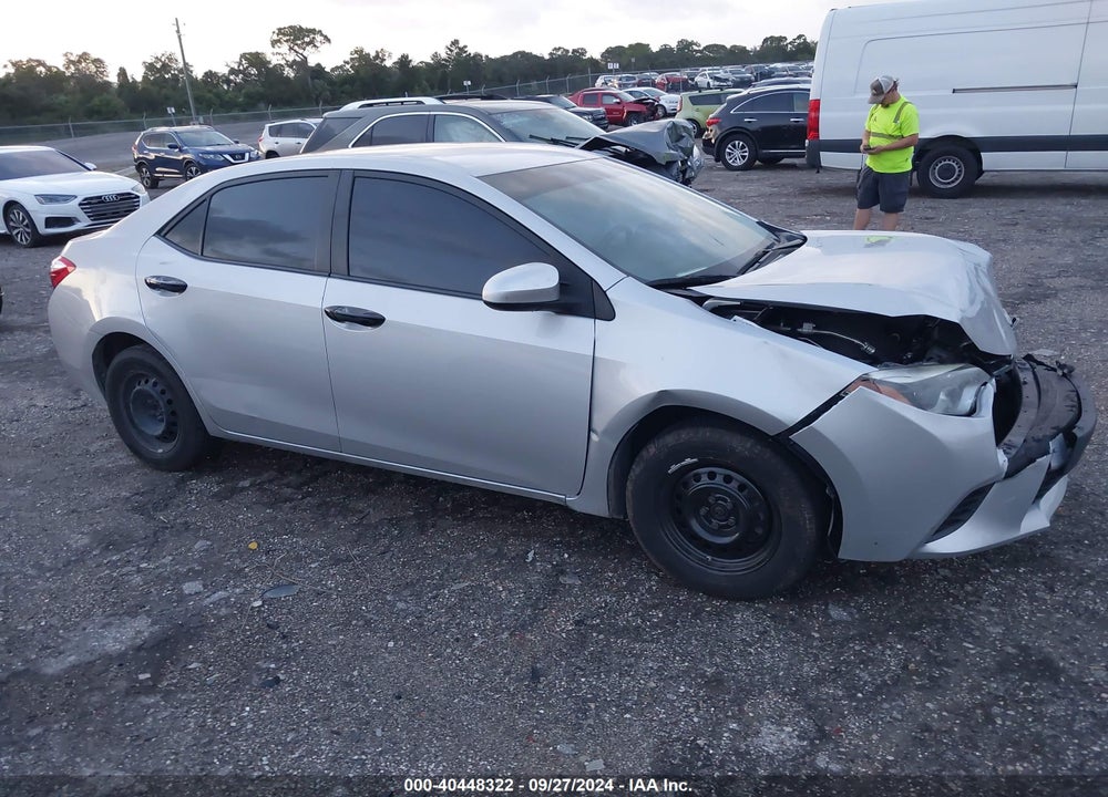 2016 TOYOTA COROLLA L VIN: 5YFBURHE3GP403486