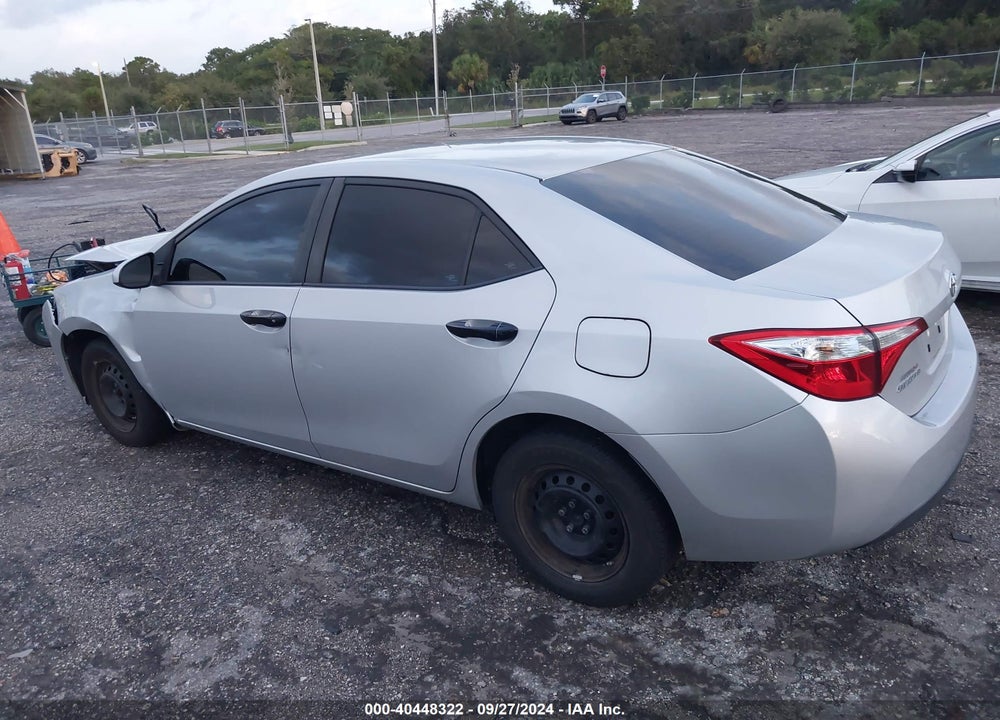 2016 TOYOTA COROLLA L VIN: 5YFBURHE3GP403486