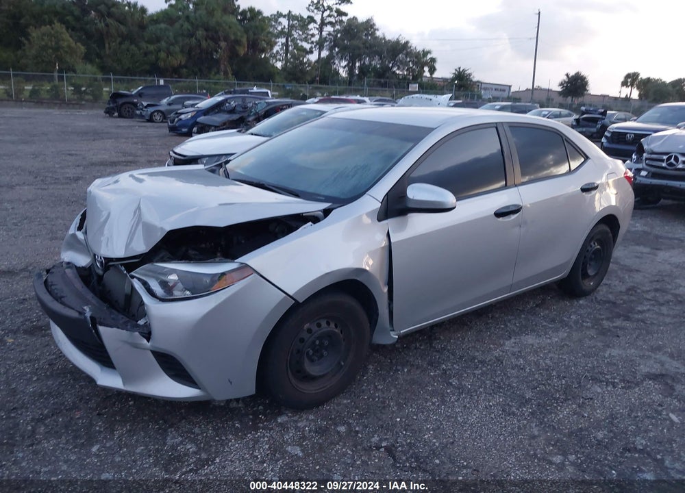 2016 TOYOTA COROLLA L VIN: 5YFBURHE3GP403486