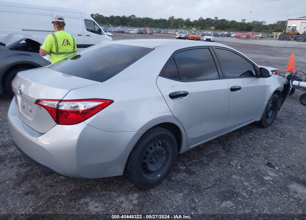 2016 TOYOTA COROLLA L VIN: 5YFBURHE3GP403486