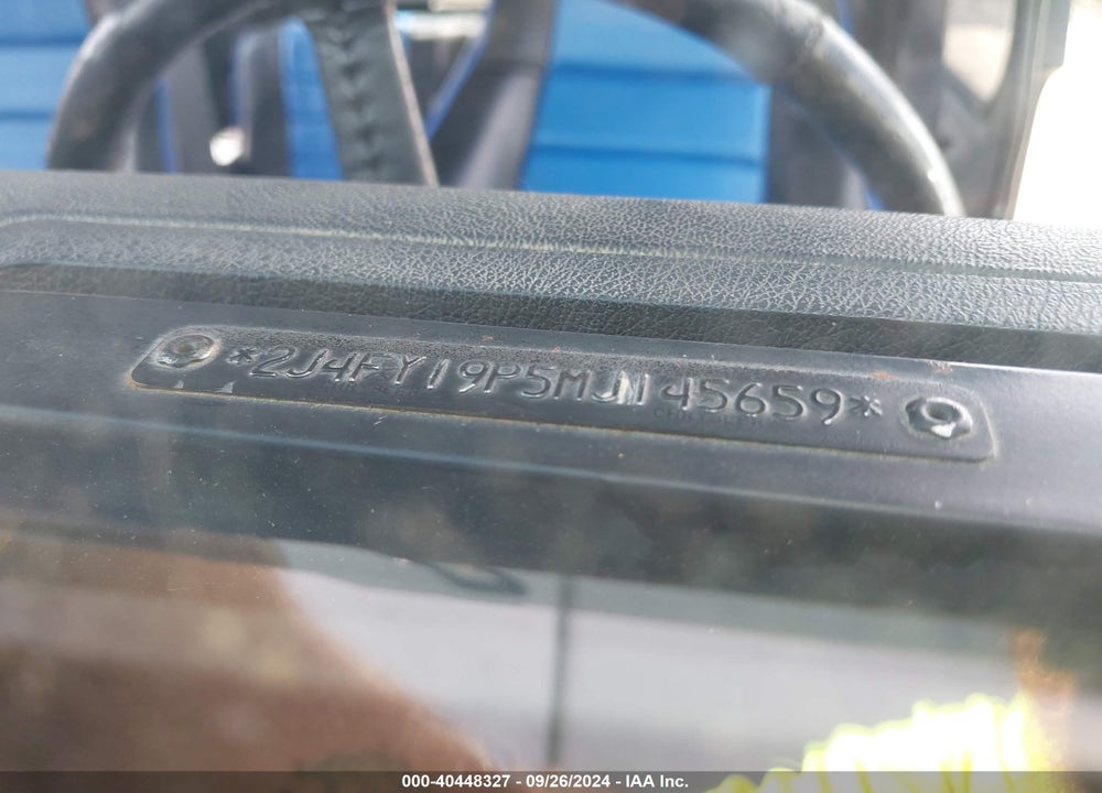 1991 JEEP WRANGLER / YJ S VIN: 2J4FY19P5MJ145659